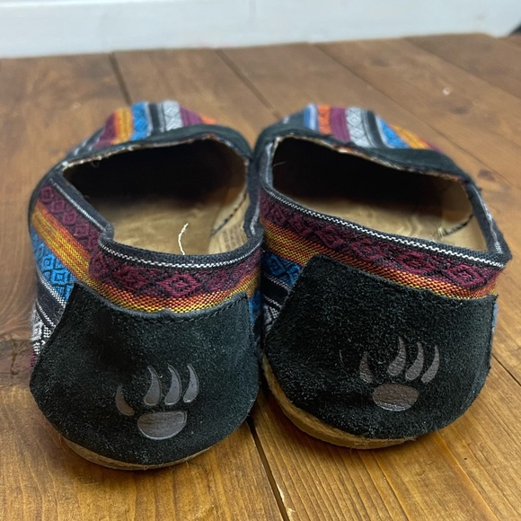 Bear Paw Espadrille style shoes colorful native print Womens size 7 - Picture 4 of 10